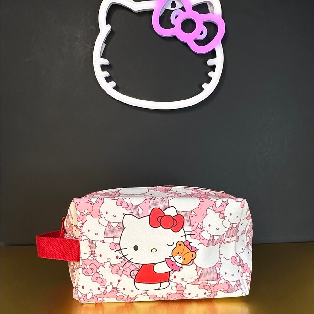 Hello kitty cosmetic bag